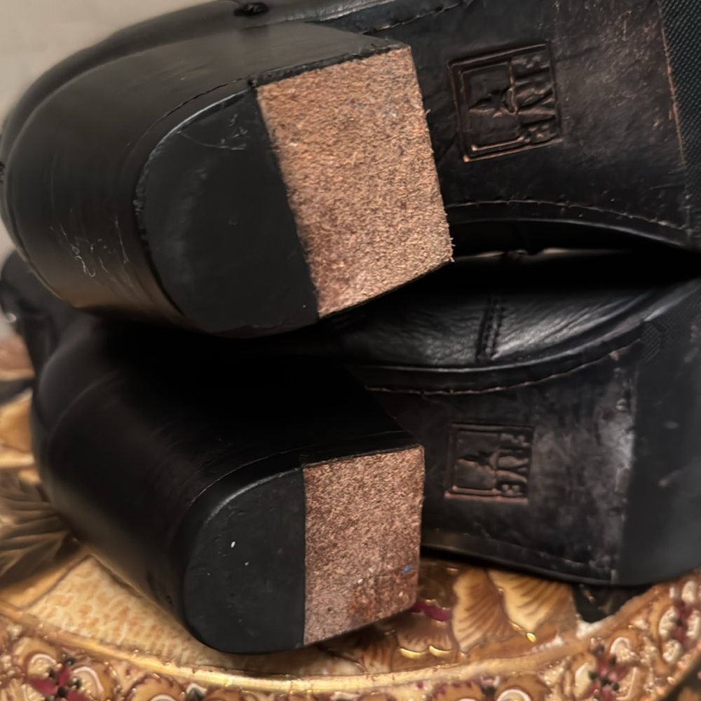 All leather combat boots by Fraye - Picture 8 of 12